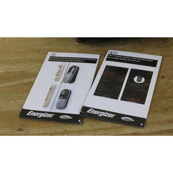 New Energizer Connect 1080p Smart Video Doorbell EOD1-1002-SIL Open Box - Picture 5 of 5